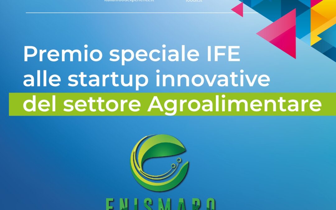 Enismaro è la startup vincitrice del premio speciale Italian Food Experience